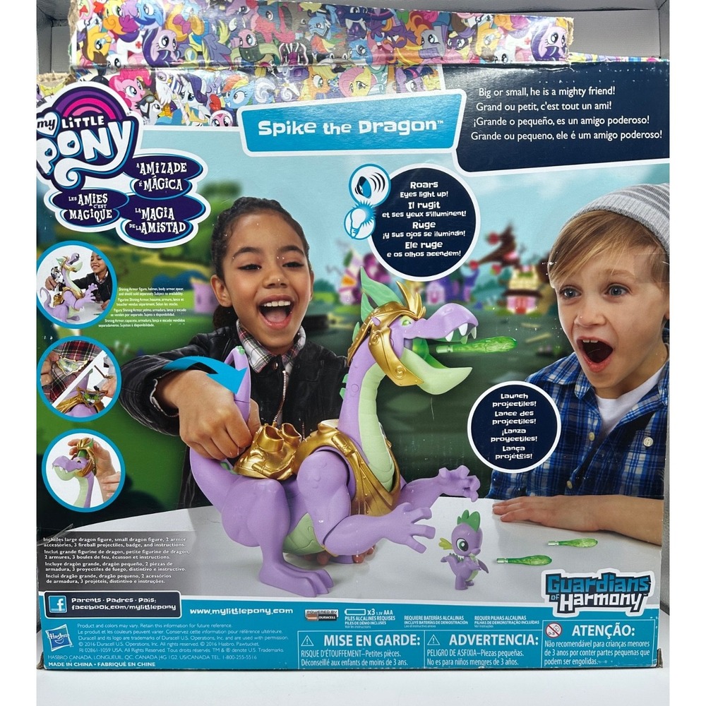 NEW Missing Pieces My Little Pony Guardians of Harmony Giant Spike the Dragon - Picture 2 of 10